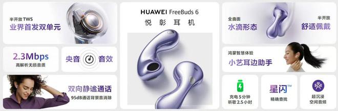 机华为FreeBuds 6今日首销开元棋